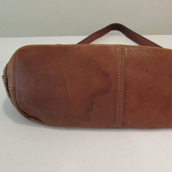 Fossil Soft Leather Shoulder Bag Camel Tan - Picture 11 of 16